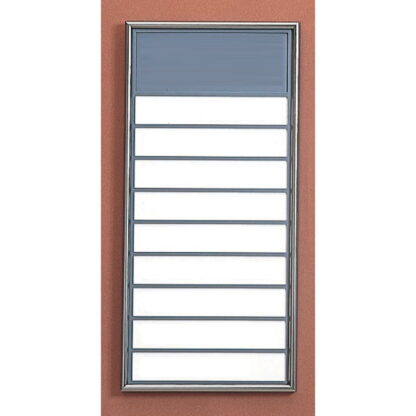 案内板 P250-38 カバー付 / なし / 9段(1 - 8) 256mm幅 名入れなし プラスチックタイプ 返品不可品 1個  / 光 hikari 案内表示板 ビル案内 行先案内