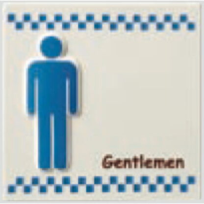 部屋案内プレート SCP-5 / トイレ 男性 Gentlemen 1個  / 光 hikari 案内プレート 案内サイン お手洗い