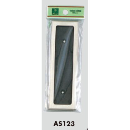 差換案内 AS123 / （UP123シリーズセット可能） 1個  / 光 hikari ユニプレート 案内プレート サインプレート 金属 シルバー色 - 画像 (3)