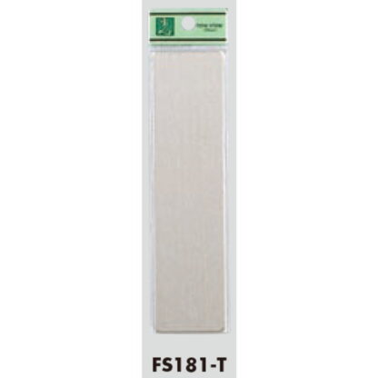 案内プレート FS181-T / 無地 テープ付 1個  / 光 hikari 案内プレート 案内サイン サインプレート 金属 シルバー色 - 画像 (3)
