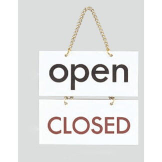 案内プレート FG225-1 / OPEN CLOSED 1個  / 光 hikari 案内プレート 案内サイン サインプレート 営業中 吊り下げ