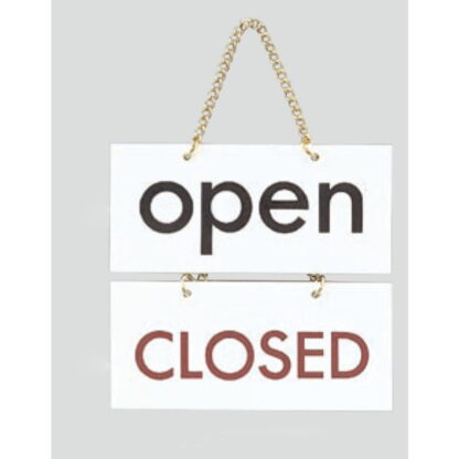 案内プレート FG225-1 / OPEN CLOSED 1個  / 光 hikari 案内プレート 案内サイン サインプレート 営業中 吊り下げ