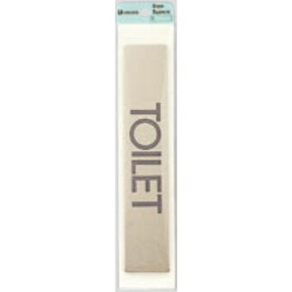 部屋案内プレート LG244-12 / TOILET 1個  / 光 hikari 案内プレート 案内サイン サインプレート 金属 ゴールド色
