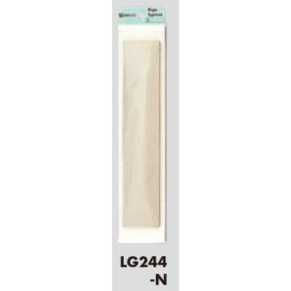 案内プレート LG244-N / 無地 テープ付 1個  / 光 hikari 案内プレート 案内サイン サインプレート 金属 ゴールド色 - 画像 (3)