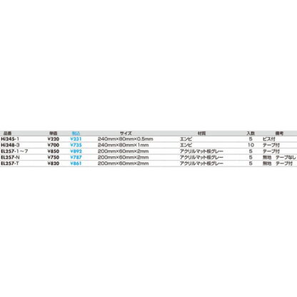 案内プレート EL257-4 / 関係者以外の出入りを禁ず 1個  / 光 hikari 案内プレート 案内サイン サインプレート - 画像 (2)