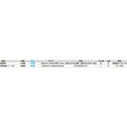 案内シール ES501 / 車でご来店のお客様への酒類の販売をお断り 5枚入  / 光 hikari 案内プレート 案内サイン サインプレート - 画像 (2)