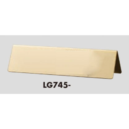 サインスタンド LG745-N / A型 無地 1個  / 光 hikari 案内スタンド 案内サイン 金属 ゴールド色 - 画像 (3)