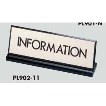サインスタンド PL902-11 / L型 INFORMATION 1個  / 光 hikari 案内スタンド 案内サイン サインスタンド - 画像 (3)