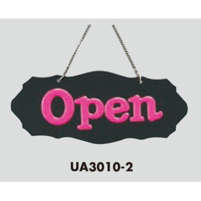 案内プレート UA3010-2 / Open 1個  / 光 hikari 案内プレート 案内サイン サインプレート 営業中 吊り下げ - 画像 (3)