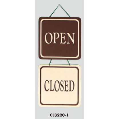 案内プレート CL3220-1 / OPEN CLOSED 1個  / 光 hikari 案内プレート 案内サイン サインプレート 営業中 吊り下げ - 画像 (3)