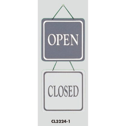 案内プレート CL3224-1 / OPEN CLOSED 1個  / 光 hikari 案内プレート 案内サイン サインプレート 営業中 吊り下げ - 画像 (3)