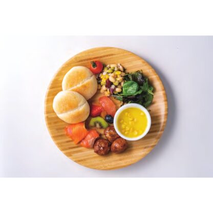 木製食器 プレート皿 大 ECL-11 / シンビ 食器 木製食器 皿 プレート 食洗機可 ハンドメイド - 画像 (5)