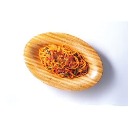 木製食器 オーバル皿 小 ECL-3 / シンビ 食器 木製食器 皿 プレート 食洗機可 ハンドメイド - 画像 (6)