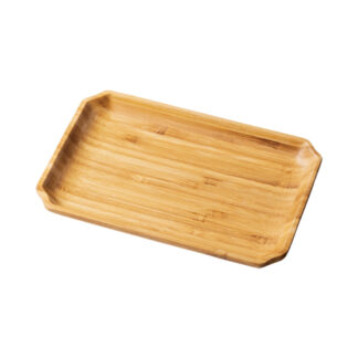 木製食器 取り皿 長方形 角型 ECL-31-1 / シンビ 食器 木製食器 皿 プレート 取り皿 食洗機可 ハンドメイド