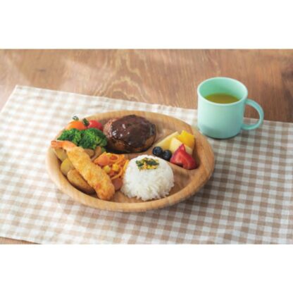木製食器 キッズプレート ECL-35-1 / シンビ 食器 木製食器 皿 プレート 子供用 食洗機可 ハンドメイド - 画像 (5)