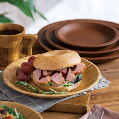 木製食器 お茶碗 本体のみ ECL-27-1 / シンビ 食器 木製食器 茶碗 食洗機可 ハンドメイド - 画像 (7)