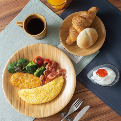 木製食器 そば＆うどん鉢 ECL-37-1 / シンビ 食器 木製食器 麺鉢 ホウル 食洗機可 ハンドメイド - 画像 (9)