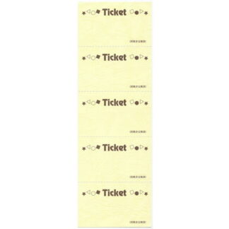 TICKET 20冊 チ-11-F / 店舗にて独自配布用 / みつや チケット 回数券 無料券 サービス券 包み割引