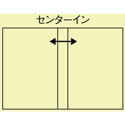 外カバー 共用ビニール 外カバービニール和風用(中) / えいむ メニューブック カバー B5 - 画像 (3)