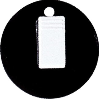 アクリル 丸型 クローク札 1セット10枚 CP-53 / 数字ゴールド色 クリップタイプ / えいむ ホテル フロント クローク札 子札