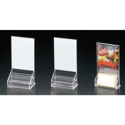 カード＆名刺スタンド 3段 CL-56 / 返品代引不可 / えいむ 名刺入れ カード入れ パンフレット カタログ ディスプレイ - 画像 (3)