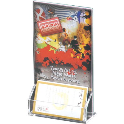 カード＆名刺スタンド 1段 CL-58 / 返品代引不可 / えいむ 名刺入れ カード入れ パンフレット カタログ ディスプレイ