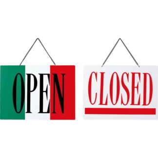 案内プレート OPEN・CLOSED OC-2 イタリア / えいむ 営業中 店頭 サイン プレート 看板