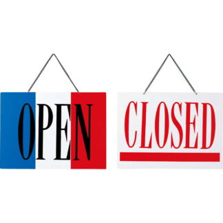 案内プレート OPEN・CLOSED OC-2 フランス / えいむ 営業中 店頭 サイン プレート 看板