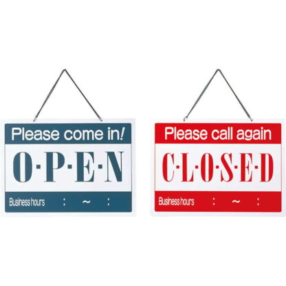 案内プレート OPEN・CLOSED OC-2 / えいむ 営業中 店頭 サイン プレート 看板 - 画像 (6)