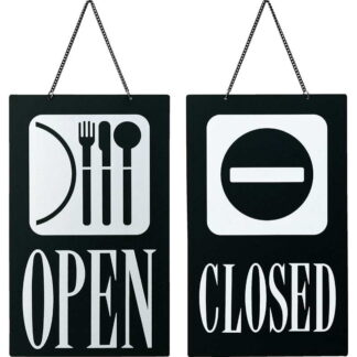 案内プレート レストラン OPEN OC-22 / えいむ 営業中 店頭 サイン プレート 看板