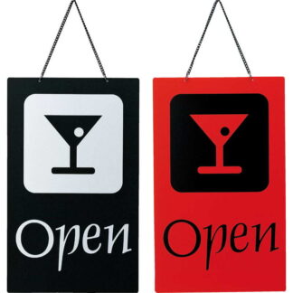 案内プレート パブ・バー OPEN OC-23 / えいむ 営業中 店頭 サイン プレート 看板