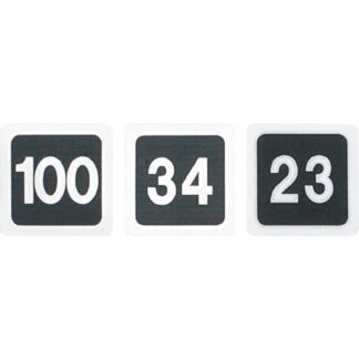 はる サインシート 数字 10枚組(小) AS-632 / えいむ 案内 サイン シール プレート 看板