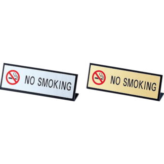 L型プレート NO SMOKING SI-15E / えいむ 卓上 禁煙 インフォメーション サイン