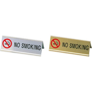 A型プレート アルミ A型 NO SMOKING SI-3E / えいむ 卓上 禁煙 インフォメーション サイン