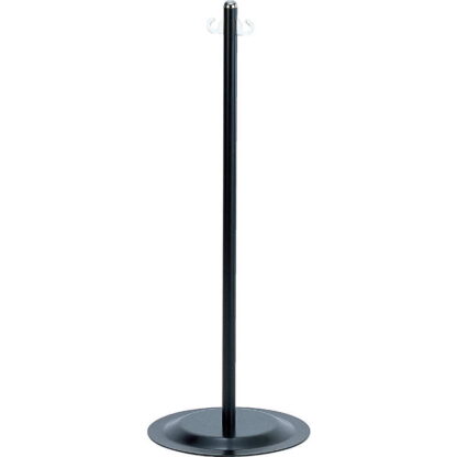 パーティション ポール S(ライトグレー・ブラック) PS-101 / ブラック / 1本 返品代引不可 / えいむ 案内 スタンド 看板