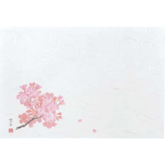 四季 紙ランチョンマット100枚入5セット ペーパーマット(桜3～4月) / 返品代引不可 / えいむ ランチョンマット 紙製