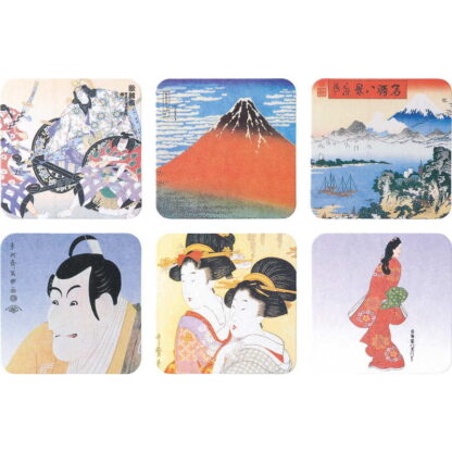 浮世絵 紙コースター50枚入10セット ペーパーコースター(JA) / JAPANシリーズ 返品代引不可 / えいむ コースター 業務用 - 画像 (3)