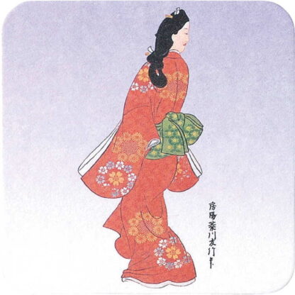 浮世絵 紙コースター50枚入10セット ペーパーコースター(JF) / JAPANシリーズ 返品代引不可 / えいむ コースター 業務用