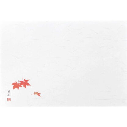 四季 紙ランチョンマット100枚入5セット ペーパーマット(紅葉10～11月) / 返品代引不可 / えいむ ランチョンマット 紙製