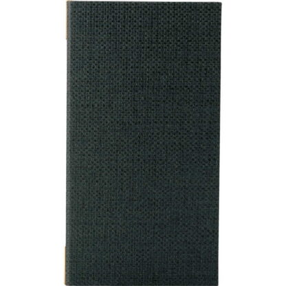 麻タイプ メニューブック(タテ大 4ページ) PB-804 / ブラック / えいむ メニューブック クリップ ピンタイプ