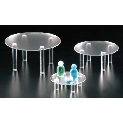アクリル ディスプレイ台 丸(小) AD-203 / 返品代引不可 / えいむ アクリル テーブル ディスプレイ 台 - 画像 (3)