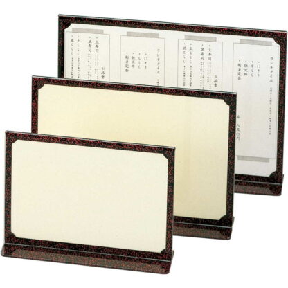 ストーン柄 メニュースタンド(大) TS-106S / えいむ メニュースタンド カード立て - 画像 (6)