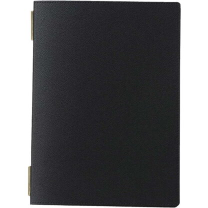レザータッチ メニュー(大 A4 4ページ) GB-141 / えいむ メニューブック クリップ ピンタイプ ピンホール - 画像 (6)