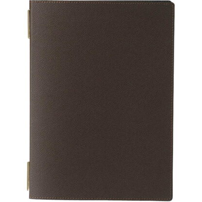 レザータッチ メニュー(大 A4 4ページ) GB-141 / えいむ メニューブック クリップ ピンタイプ ピンホール - 画像 (7)