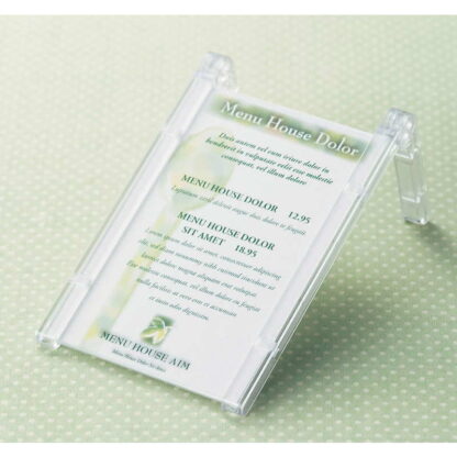 メニュースタンド フリースタンド 片面ヨコ NS-45S / クリアマット / えいむ メニュースタンド カード立て - 画像 (4)