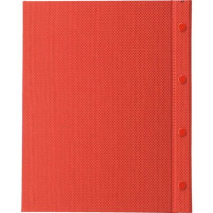 うろこホック式メニュー(布貼 A4 4穴 8ページ) IF-19 / えいむ ホテル インフォメーションブック ホックタイプ - 画像 (4)