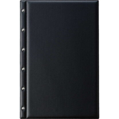 カーボンタイプ ビスメニュー(B4変形スリム型 6穴 4ページ) LB-937 / えいむ メニューブック ビスタイプ - 画像 (5)
