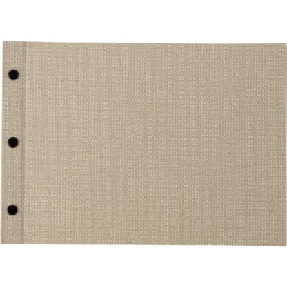 麻柄 ホック式 メニュー(A4ヨコ 3穴 4ページ) HB-641 / えいむ メニューブック ホックタイプ - 画像 (4)