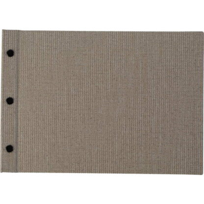 麻柄 ホック式 メニュー(A4ヨコ 3穴 4ページ) HB-641 / えいむ メニューブック ホックタイプ - 画像 (5)