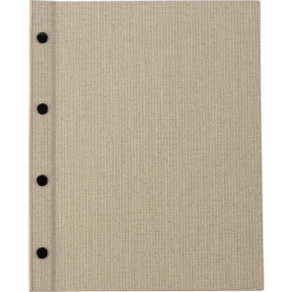 麻柄 ホック式 メニュー(A4 4穴 4ページ) HB-631 / えいむ メニューブック ホックタイプ - 画像 (4)